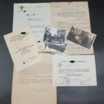 Urkunden & Dokumente des Unteroffiziers (Kradmelder) der Feldgendarmerie Wilhelm Velten aus Langgöns (Giessen), 1./Verkehrs-Regelungs-Bataillon 757, Ortskommandantur Rositten (Ostland) II (V) 346
