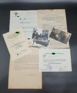 Urkunden & Dokumente des Unteroffiziers (Kradmelder) der Feldgendarmerie Wilhelm Velten aus Langgöns (Giessen), 1./Verkehrs-Regelungs-Bataillon 757, Ortskommandantur Rositten (Ostland) II (V) 346