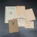 Soldbuch & Dokumente des Unteroffiziers Ludwig Rühl aus Gießen, Sanitäts Abteilung Lublin, Heeres Sanitätsstelle Cholm
