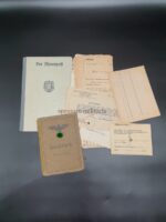 Soldbuch & Dokumente des Unteroffiziers Ludwig Rühl aus Gießen, Sanitäts Abteilung Lublin, Heeres Sanitätsstelle Cholm