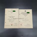 2er Urkundengruppe des Unteroffiziers Schlitt, Stab III./Infanterie Regiment 116, (9.Infanterie-Division) Nordfrankreich (Westfront)