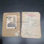 Wehrmacht Heer, Soldbuch des Oberfähnrich der Reserve Max Naß aus Wrotzk (Westpreussen), Grenadier Regiment (mot.) 30, (18.Infanterie-Division) Ostfront