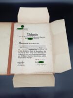 Urkunde Diensteintritts-Abzeichen Stahlhelm-Bund 191932 LV Niederrhein / Homburg – Bild 2