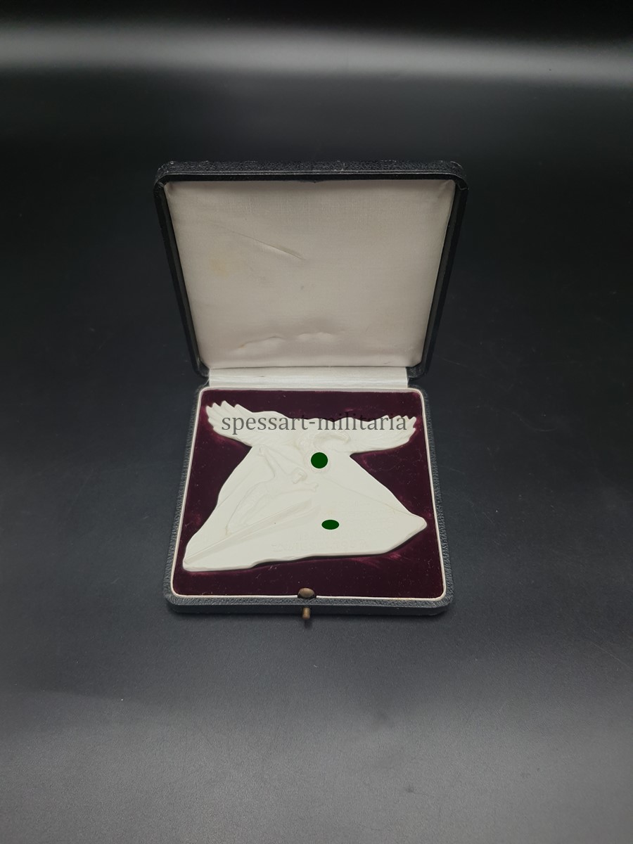 20260915_121239 SA - große Porzellan Siegerplakette " Schi-Meisterschaft S.A. Gruppe Bay. Ostmark Zwiesel 1937 " – Bild 1