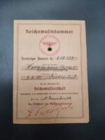 kleiner Dokumentennachlass einer Familie aus Dortmund mit Reichsmusikkammer Ausweis (R.K.K.) – Bild 6