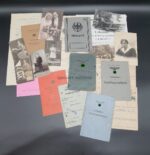 Wehrmacht Luftwaffe Soldbuch, Luftwaffen-Flugzeugführerschein, Luftfahrerschein für Segelflugzeugführer & weitere Dokumente des Feldwebels Rudolf Zinkl aus München, "Jagdgeschwader 1" Reichsverteidigung