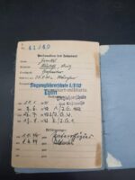 Wehrmacht Luftwaffe Soldbuch, Luftwaffen-Flugzeugführerschein, Luftfahrerschein für Segelflugzeugführer & weitere Dokumente des Feldwebels Rudolf Zinkl aus München, "Jagdgeschwader 1" Reichsverteidigung – Bild 26