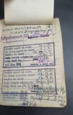 Wehrmacht Luftwaffe Soldbuch, Luftwaffen-Flugzeugführerschein, Luftfahrerschein für Segelflugzeugführer & weitere Dokumente des Feldwebels Rudolf Zinkl aus München, "Jagdgeschwader 1" Reichsverteidigung – Bild 21