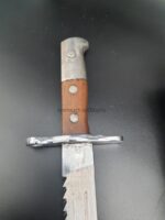 Schweizer Pionier Bajonett, Modell 1914 mit Sägerücken & Koppelschuh – Bild 8