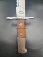 Schweizer Pionier Bajonett, Modell 1914 mit Sägerücken & Koppelschuh – Bild 10