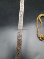 Kaiser Wilhelm II Miniatur Marine-Geschenkdegen mit Klingenätzung, selten – Bild 5