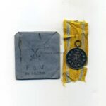 Sachsen Friedrich-August-Medaille in Silber mit Tüte
