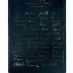 Glasnegativ Infanterie Schule Dresden, Unterschriften