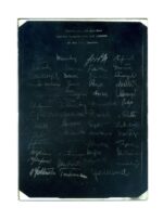 Glasnegativ Infanterie Schule Dresden, Unterschriften