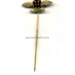 Frontflugspange für Kampfflieger mit Anhänger Gold 1957er