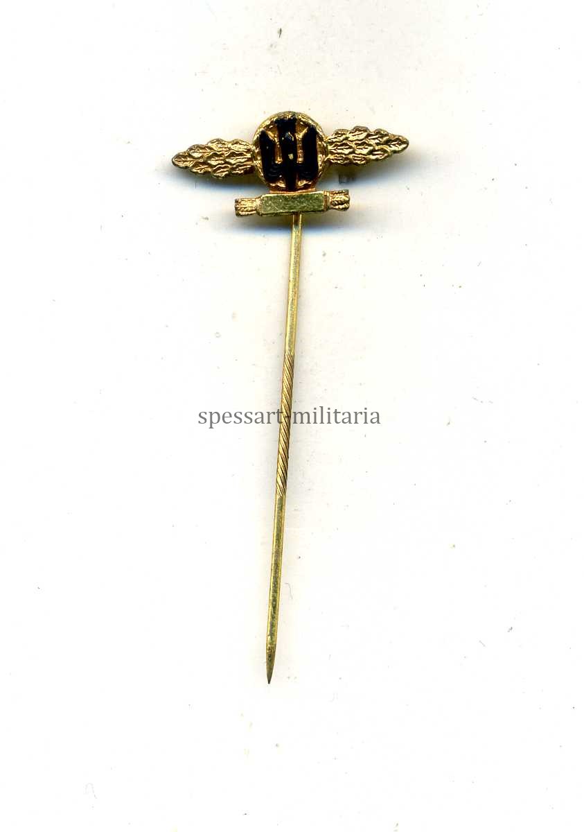 imga101 Frontflugspange für Kampfflieger mit Anhänger Gold 1957er – Bild 1