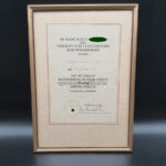 Urkunde Ostmedaille Kraftfahrzeugstelle/Gerätesammelstelle Ochsenfurt