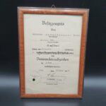 Urkunde Verwundetenabzeichen Silber Gefreiter Gschiereiter 12.Inf.Rgt.173