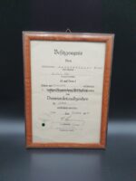 Urkunde Verwundetenabzeichen Silber Gefreiter Gschiereiter 12.Inf.Rgt.173