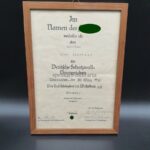 Urkunde Schutzwall-Ehrenzeichen Inf.Rgt.212