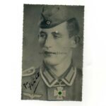Foto Ritterkreuzträger Josef Kulot mit Unterschrift