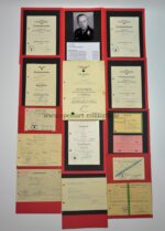 Luftwaffe Ehrenpokal Nachlass des Unteroffiziers Hans Peleikis 11. Zerstörergeschwader 26 “Horst Wessel” Junkers Ju-88, sehr selten