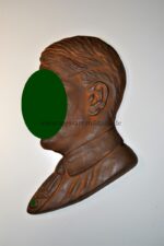 Original Kopfprofil Adolf Hitler Eisenguss