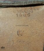 Wehrmacht Tornister M39 mit Träger Etikett und Regimentstempel – Bild 3