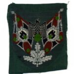 Wehrmacht Heer Ärmelabzeichen für Fahnenträger Aufklärer / Kradschütze