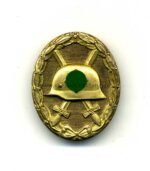 Verwundetenabzeichen 1939 in Gold, Hst. 30 “Hauptmünzamt Wien” breite Nadel