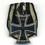 Eisernes Kreuz 2.Klasse 1914 an Einzelspange mit Hersteller Fr.