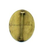 Verwundetenabzeichen 1939 in Gold, Hst. 30 “Hauptmünzamt Wien” breite Nadel – Bild 2
