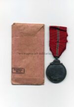 Ostmedaille mit Verleihungstüte, Hst. 30- "Hauptmünzamt Wien", Winterschlacht im Osten 1941/42 – Bild 2