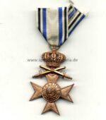 Bayern Militär Verdienstkreuz 3.Klasse mit Krone und Schwertern