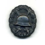 Verwundetenabzeichen getönt/versilbert 1918