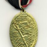Kyffhäuser Bund Medaille am Band 1914/18 ” Blank die Wehr – Rein die Ehr “