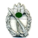 Infanterie Sturmabzeichen in Silber, Hst. Fritz Zimmermann, Stuttgart