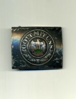 Koppelschloss Wehrmacht "Noelle & Hueck GmbH, Lüdenscheid" aus Stahl