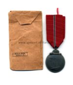 Ostmedaille mit Verleihungstüte, Hst. 109, Winterschlacht im Osten 1941/42 – Bild 2