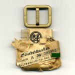 RZM M5/301 Schiebeschnallen für den NSDAP Schulterriemen mit Verpackung