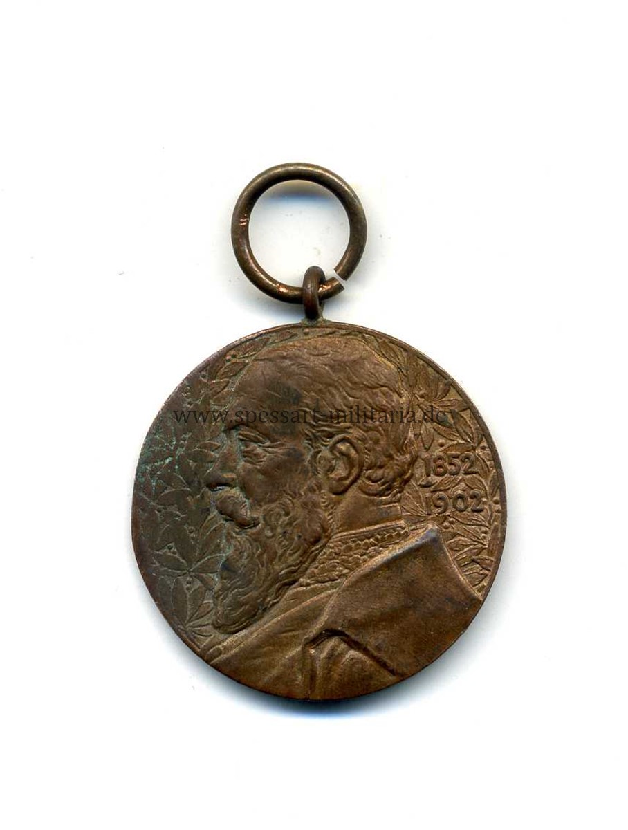 img094 Regierungsjubiläumsmedaille 1902 Baden – Bild 1
