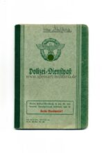 Polizei-Dienstpaß, Hauptwachtmeister der Gendarmerie Hamburg/Trier