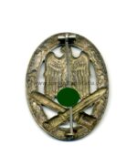 Allgemeines Sturmabzeichen, "Otto Schickle, Pforzheim" Buntmetall – Bild 2