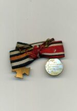2er Miniatur Preußen Rote Kreuz Medaille 3. Klasse 1898 & Ehrenkreuz für Kriegsteilnehmer 1914 – Bild 2