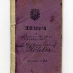 Militärpaß eines Kanoniers im Feld Artillerie Regiment von Scharnhorst (Hannoversches)