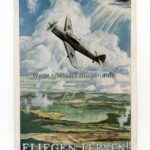 Postkarte Fliegen Lernen