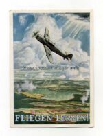 Postkarte Fliegen Lernen