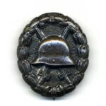 Verwundeten-Abzeichen für die Armee und Kolonialtruppen 1918 in Schwarz