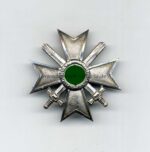 Kriegsverdienstkreuz 1. Klasse mit Schwertern, Buntmetall, Hst. - 43. Julius Bauer, Zella-Mehlis