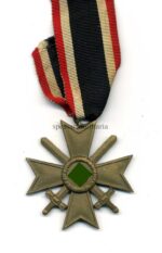 Kriegsverdienstkreuz 2. Klasse 1939 mit Schwertern, Hst. 19 – E. Ferdinand Wiedmann, Frankfurt